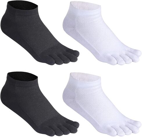 Meaiguo Toe Socks No Show Running Five Finger Socks for Men Women in Kuwait