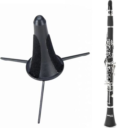 Cecilio Clarinet Stand,Portable Travel Clarinet Holder Instrument Tripod Holder in Kuwait