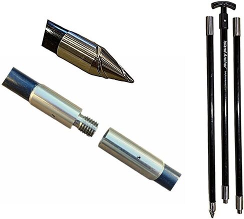 Island Anchor - 1" x 12' - 3 Piece - Shallow Water Anchor Pole : Built for Larger Boats : Securely Anchor on the Beach, Sandbar or in Shallow Water in Saudi Arabia