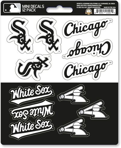FANMATS 39298 Chicago White Sox Mini Decal 12-pk in Saudi Arabia