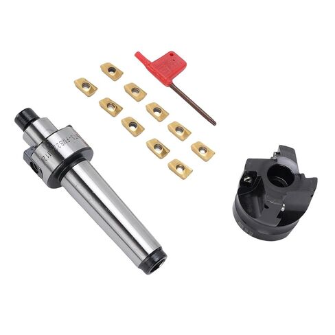 Generic High Speed Indexable End Mill Cutter Set with Carbide Inserts for CNC Machine, Main Accessories for Milling Machines, Drill, and Bench Drills in Saudi Arabia