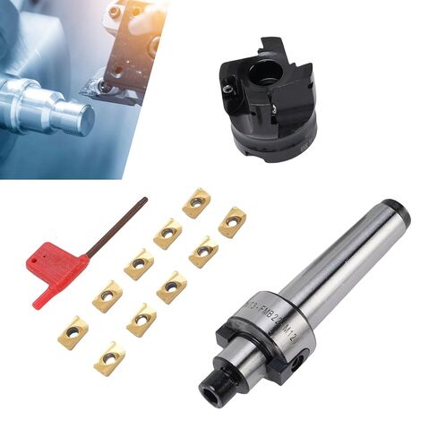 Generic High Speed Indexable End Mill Cutter Set with Carbide Inserts for CNC Machine, Main Accessories for Milling Machines, Drill, and Bench Drills in Saudi Arabia