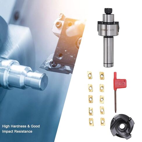 Generic 400R 50 22 4T End Mill Cutter، دعم ممتد لمخرطة CNC مع 10 إدخالات APMT1604، مجموعة طحن الوجه للأسطح المتدرجة in Saudi Arabia