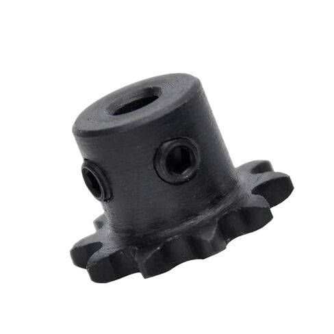 Steel Heavy Duty Motor Pinion Gear 6mm 8mm 10mm 12mm 15mm 04C 2 Points 20Teeth Chain Gear Industrial Sprocket Wheel with Top Wire(8mm) in Saudi Arabia