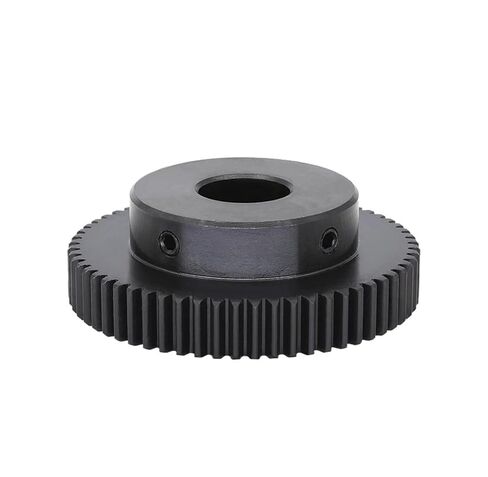 Steel Heavy Duty Motor Pinion Gear 1M 62-70T Carbon Steel High Frequency Quenching Teeth Gear Bore 8-15mm(1M65T - Bore 10 mm) in Saudi Arabia