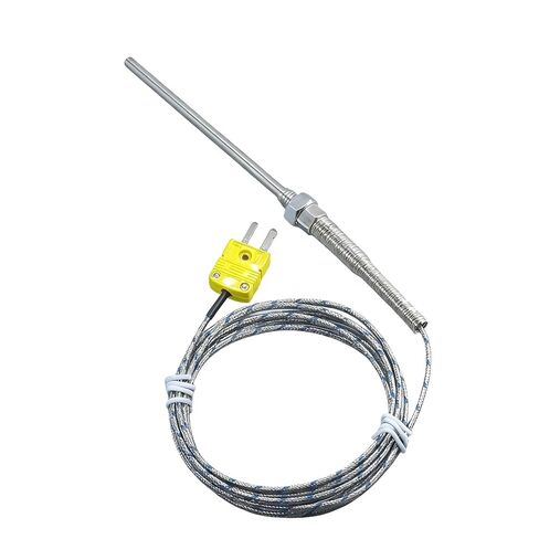 مسبار حراري من النوع K، خيط M8، نطاق درجة الحرارة -50 درجة فهرنهايت إلى 1472 درجة فهرنهايت، مناسب للأفران والأفران والطابعات ثلاثية الأبعاد ومعدات التدفئة. in Kuwait