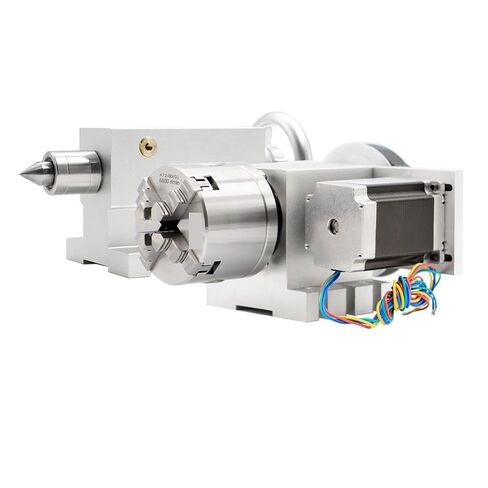 محرك تروس دودة تيار مستمر 4 فك 80 مللي متر 4th + تيلستوك تقسيم رأس الدوران باستخدام الحاسب الآلي/مجموعة لجهاز التوجيه باستخدام الحاسب الآلي الصغير/نقش الخشب العامل in Kuwait