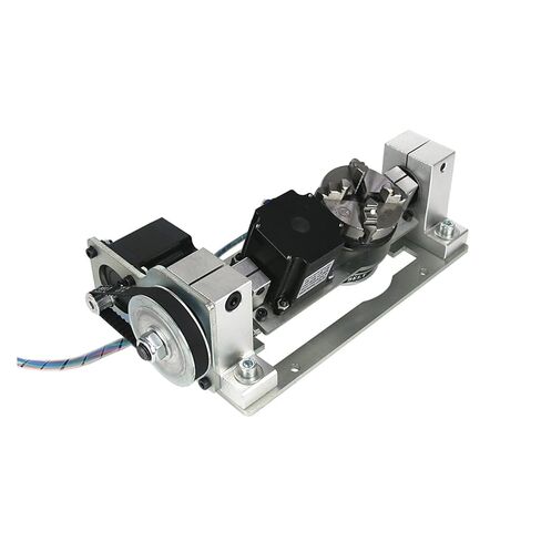 محرك تروس دودة تيار مستمر ارتفاع مركزي 55 مللي متر CNC دوار 4 فك تشاك 60 مللي متر لـ 5 ماكينة نقش جهاز التوجيه باستخدام الحاسب الآلي in Kuwait