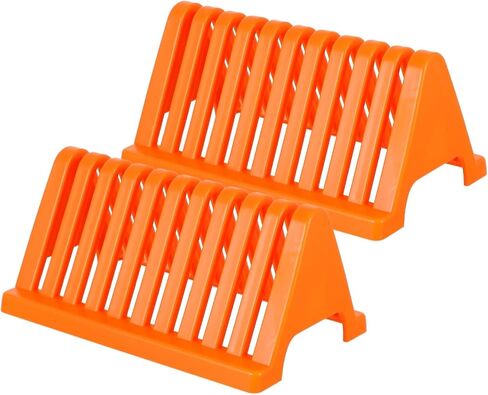 NUOBESTY 2pcs Laboratory Glass Slide Drying Rack Glass Plate Drain Shelf for Protein Electrophoresis Microscope Slide Storage and Drying in Saudi Arabia