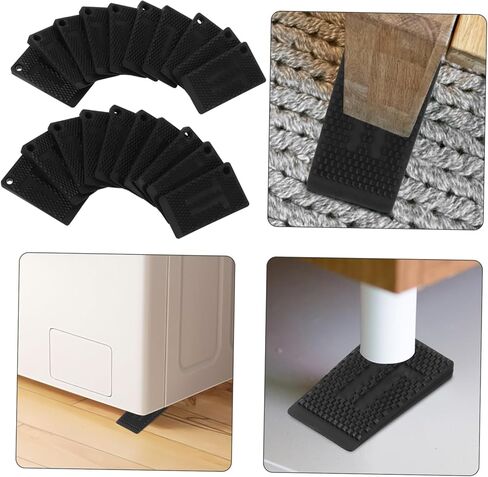 OUNONA 20pcs Furniture Felt Pads Leveling Shims for Couch Stoppers Prevent Sliding Table Wedges for Home Improvement in Saudi Arabia