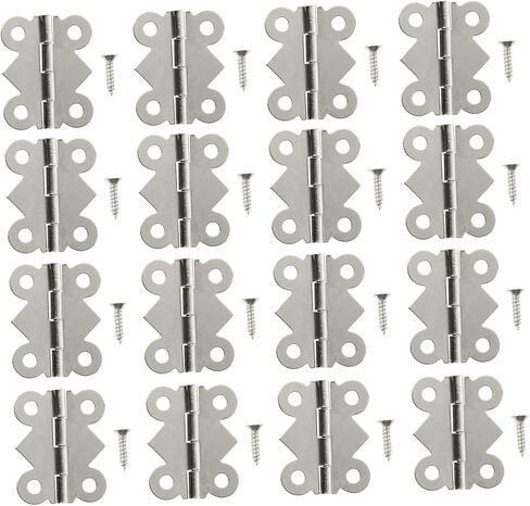 48pcs Antique Small Butterfly Hinges Engraving Hinges for Cabinet Vintage Decorative in Saudi Arabia