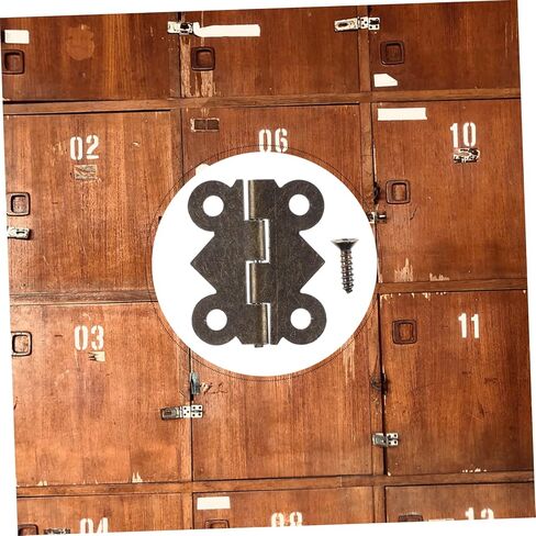 Gatuida 48pcs Antique Butterfly Hinges for Jewelry Box Engraved Hinges Screws for Craft Projects Easy to Install for Vintage Furniture and Cabinets in Saudi Arabia