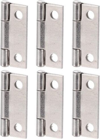 10Pcs Marine Cabinet Door Hinges - 1in 4 Hole Butt Hinges, Foldable Stainless Steel in Kuwait