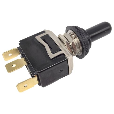 2-Pack HY29J Toggle Switch - SPDT (ON)-Off-(ON) 20A/15A 125/277V 3-Pin Self-Return with Silicone Cover - Compatible with Industrial Panels & Marine Equipment in Saudi Arabia