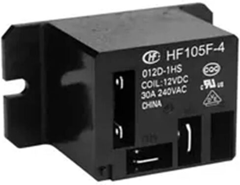 5 قطعة/الوحدة 12V التتابع JQX-105F-4-012D-1HS HF105F-4 JQX-105F-4 012D-1HS JQX-105F HF105F-4-012D-1HS 12V DC12V 12VDC 30A 240VAC in Saudi Arabia