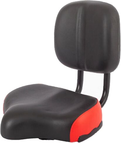 CDHpower Bicycle Cycling Saddle/Bicycle Seat (Backrest Black) Oversized Comfortable with Backrest Replacement Soft Back Rest PU Cushion in Saudi Arabia