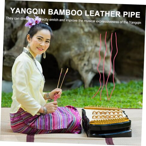 Toddmomy 4pcs Yangqin Accessories Rubber Parts for Tuning Tools Dulcimer Cover Bright Colors in Saudi Arabia
