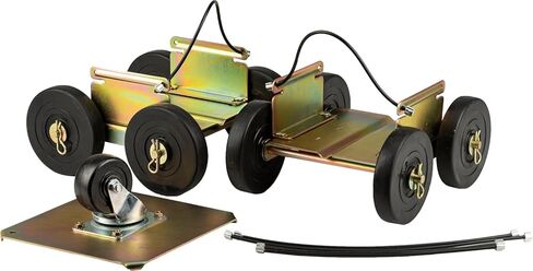 Drivable Steerable Snowmobile Dollies – Standard, Fits Skis Up to 7" Wide, All-Terrain Wheels, Heavy-Duty, for Grass, Gravel, Pavement, and Dirt in Kuwait