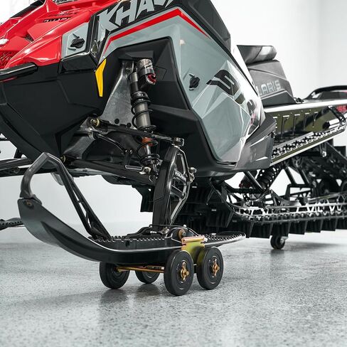 Drivable Steerable Snowmobile Dollies – Standard, Fits Skis Up to 7" Wide, All-Terrain Wheels, Heavy-Duty, for Grass, Gravel, Pavement, and Dirt in Kuwait
