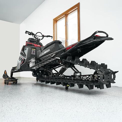 Drivable Steerable Snowmobile Dollies – Standard, Fits Skis Up to 7" Wide, All-Terrain Wheels, Heavy-Duty, for Grass, Gravel, Pavement, and Dirt in Kuwait