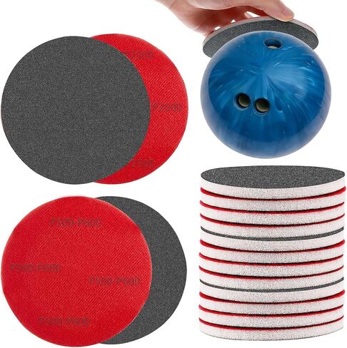 12 قطعة من وسادات صنفرة كرات البولينج، مجموعة تنظيف وتلميع وسادات البولينج، وسادة تلميع كرات البولينج 400، 500~600، 800~1000، 1200~1500، 2000، 2500، 3000، 5000 in Kuwait