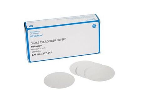 Whatman 1827-808 Glass Microfiber Binder Free Filter Sheet, 1.5 Micron, 3.7 s/100mL Flow Rate, Grade 934-AH, 12" Length x 2" Width (Pack of 100) in Saudi Arabia