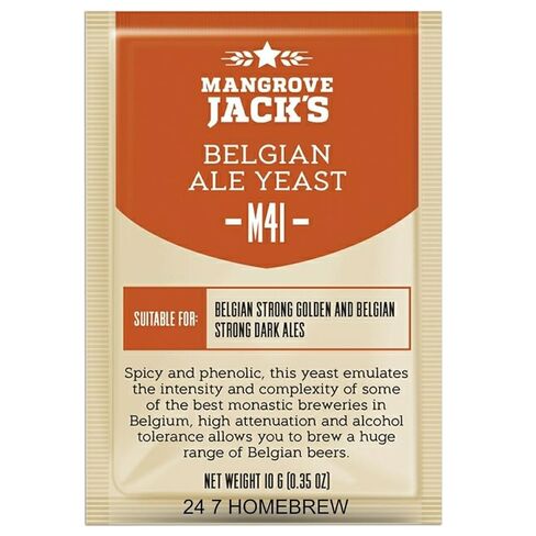 5X خميرة مانجروف جاك البلجيكية Ale M41 Craft Series خميرة 10 جم 23 لتر in Kuwait