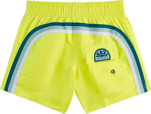 Boys Elastic Waist Boardshort, Swim Trunks Sized by Age in Kuwait