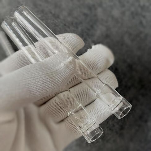 أنابيب الكيمياء الزجاجية أنابيب البورسليكات الزجاجية 110 مم (4 قطع) in Kuwait