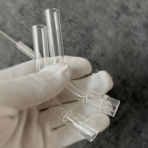 أنابيب الكيمياء الزجاجية أنابيب البورسليكات الزجاجية 110 مم (4 قطع) in Kuwait