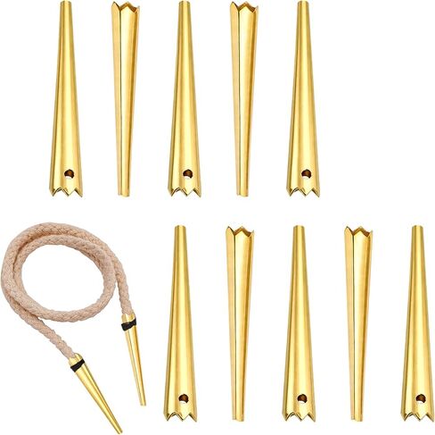 Pure Solid Brass Aiglet for Cloths & Gambesons – Medieval & Viking Style | Shoe Lace Tips Replacement in Kuwait