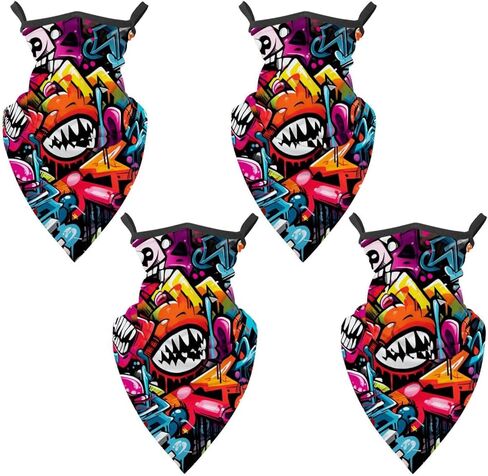 4 قطع من قناع الرقبة من سبيكة البحر، قناع وجه مسامي للتبريد وحماية من الأشعة فوق البنفسجية، وشاح للمشي لمسافات طويلة للرجال والنساء in Kuwait