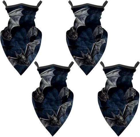 4 قطع من قناع رقبة صيد الخفافيش - قناع للوجه من الأشعة فوق البنفسجية للحماية من الشمس للرجال والنساء in Kuwait