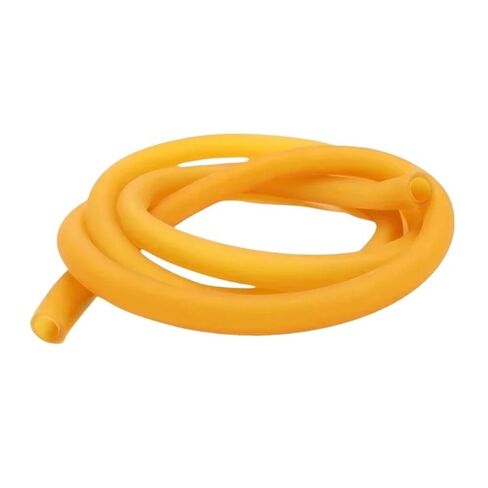Rubber Hollow Tubes,Nature Latex Rubber Hoses, High Resilient Yellow Pull Strap Tube 1/3/5m for Fitness Equipment 1pc(5METERS*10MM*14MM)(3METERS*5MM*10MM) in Kuwait
