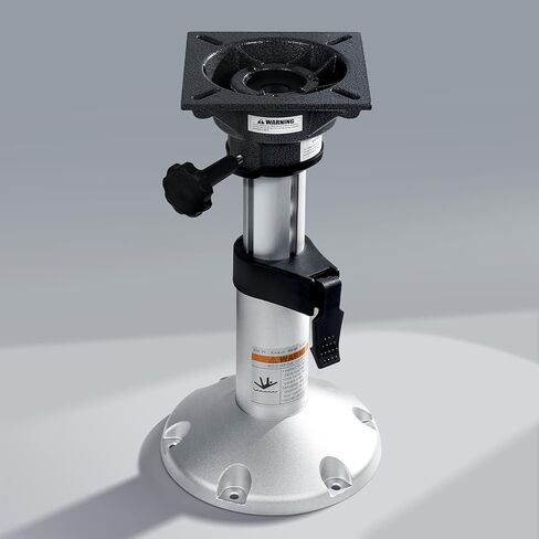 Boat Seat Pedestal Mount Base, 13-18 Inch Adjustable & Locking, Marine Grade Aluminum for Fishing Bass Pontoon Boats in Kuwait