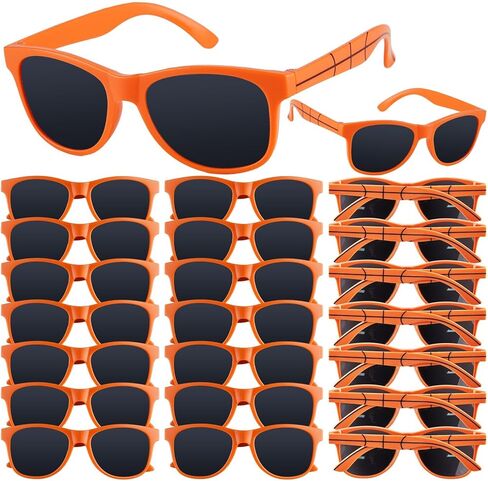 16 Pack Soccer Sunglasses White Black Frame Sunglasses Bulk for Kids Soccer Party Favors Sports Plastic Glasses for Team Gifts Birthday Goodie Bags Stuffers Sports Theme Party Supplies Favors in Saudi Arabia