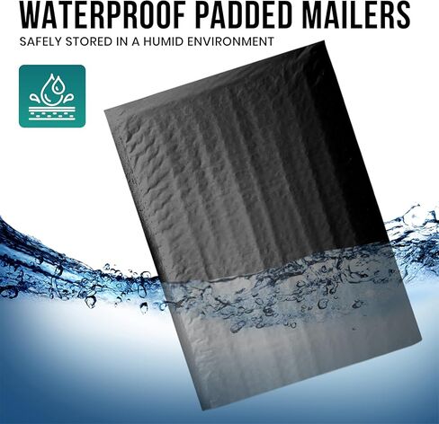 Levex - #0000 4" x 6" [1000 Pack] Black Poly Bubble Mailers, Padded Envelope Mailers, Packing Envelope & Mailing Bags for Shipping in Kuwait
