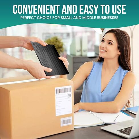 Levex - #0000 4" x 6" [1000 Pack] Black Poly Bubble Mailers, Padded Envelope Mailers, Packing Envelope & Mailing Bags for Shipping in Kuwait