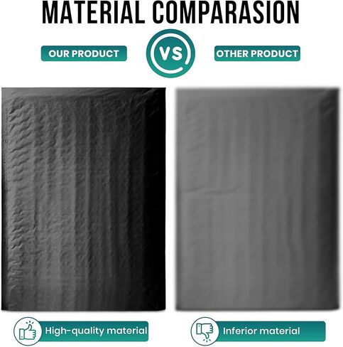 Levex - #0000 4" x 6" [1000 Pack] Black Poly Bubble Mailers, Padded Envelope Mailers, Packing Envelope & Mailing Bags for Shipping in Kuwait