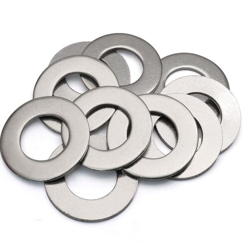 10Pcs 1" Stainless Steel Flat Washers, 2" Outside Diameter, 0.11" Thickness, 304(18-8) Stainless Steel Metal Washers for Screws Bolts, Anti-Rust in Saudi Arabia