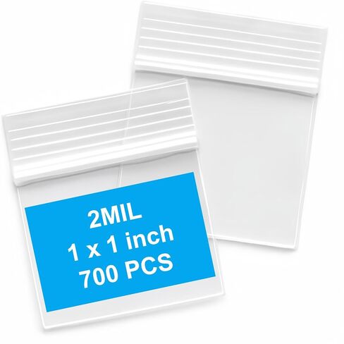 200pcs 5 x 5 inch Small Plastic Bags, 2 mil Thick, Zip Bag, Mini Clear Jewelry Bags, Baggies with Resealable Zip Bag for Small Business, Daily Vitamin, Jewelry, Candy in Saudi Arabia