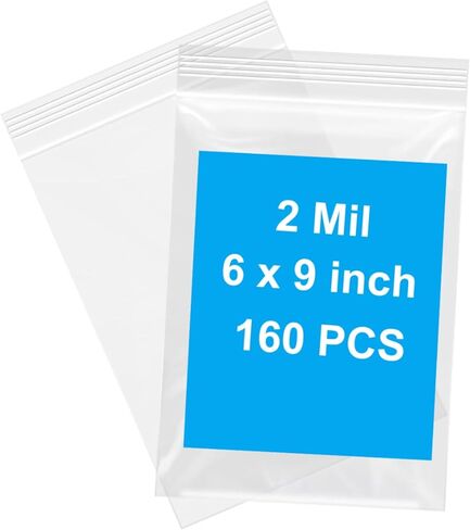 200pcs 5 x 5 inch Small Plastic Bags, 2 mil Thick, Zip Bag, Mini Clear Jewelry Bags, Baggies with Resealable Zip Bag for Small Business, Daily Vitamin, Jewelry, Candy in Saudi Arabia