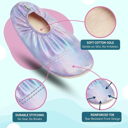 Slipfree Barefoot Water Shoes for Women & Men - Non Slip Bottom Slippers for Elderly Care - Quick-Dry Swim Shoes with Flexible Sole - Ideal for Beach, Pool, Yoga & Indoor Use - UV Protection in Saudi Arabia