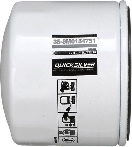 Quicksilver 8M0154751 Oil Filter for Various Marine Engines in Saudi Arabia