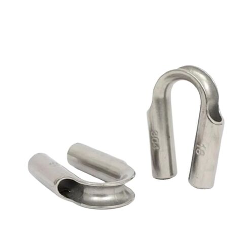 1pc M6-M28 304 Stainless Steel Chicken Heart Ring Steel Wire Rope Protective Sleeve Type Triangular Sleeve Ring, Boasting Ring, h(M14 7pcs) in Saudi Arabia