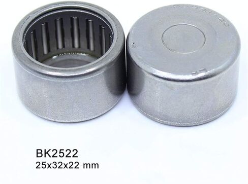 Needle Roller Bearings BK2522 Drawn Cup Bearing BK253222 Caged Closed ONE End Meteic Series 253222 mm in Saudi Arabia