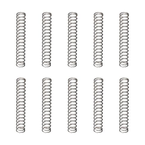 DTGN 0.5x5x30mm (DxODxL) زنبرك ضغط - 30 عبوة - جيد للآلات - زنبرك تمديد فولاذي - رمادي in Saudi Arabia