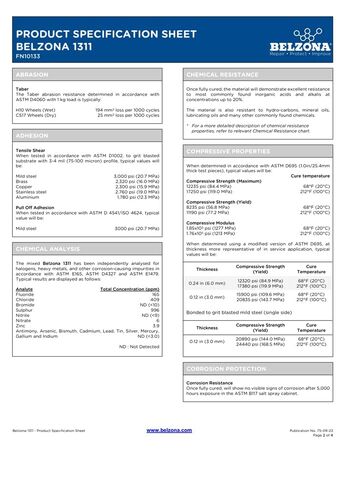 Belzona 1311 طقم سيراميك R-Metal 2 كجم لإصلاح المعادن، مركب من راتنجات الإيبوكسي، حماية لاصقة هيكلية ضد التآكل، والتآكل، والمقاومة الكيميائية، وعلاج درجة حرارة الغرفة بدون مذيبات in Kuwait