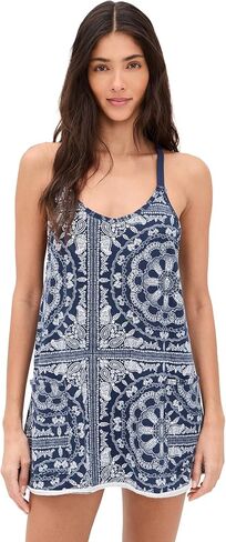Free People Women's Hot Shot Bandana Print Mini Dress in Kuwait