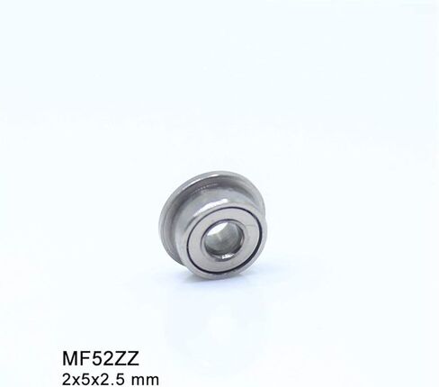 TMP1105 محامل كروية شفة MF52ZZ تحمل 2x5x2.5 مم ABEC-1 مصغرة ذات حواف عميقة الأخدود MF52 Z ZZ in Saudi Arabia